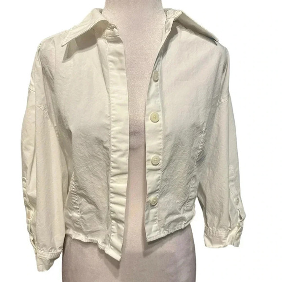 3.1 Phillip Lim long sleeve crop top size 4 - Picture 3 of 10